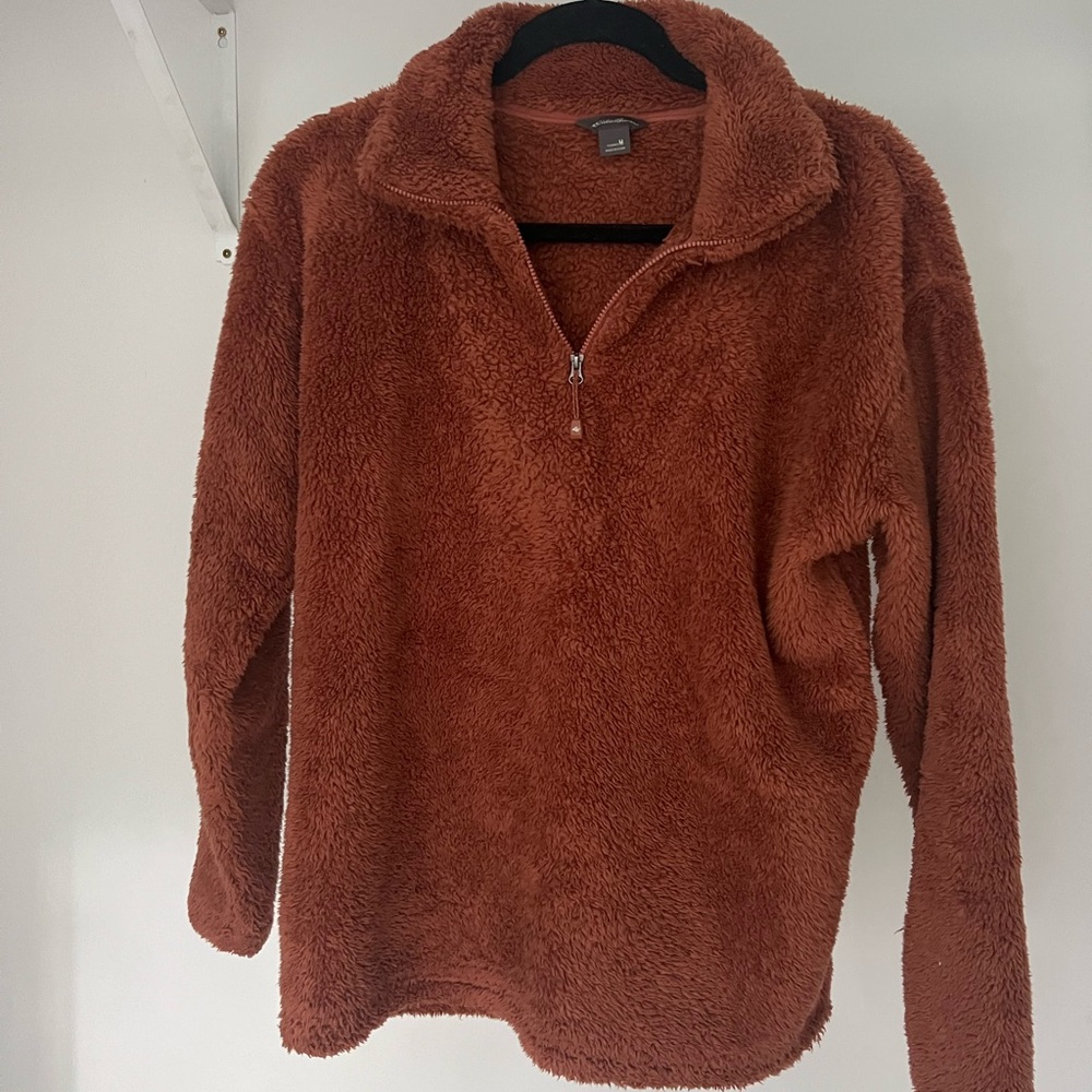 Eddie Bauer Sherpa Quarter Zip Fleece